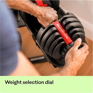 Регульована гантеля Bowflex SelectTech 2-24 кг – універсальна система ваг для фітнесу, одна штука