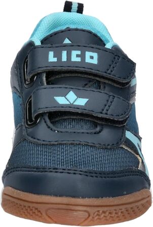 Дитячі спортивні кросівки Lico Charlie V для залу, колір лимонно-зелений (26 EU, морська хвиля)