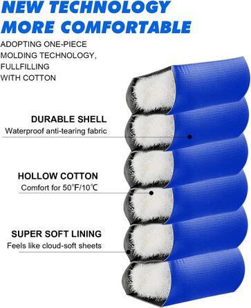 Спальні мішки для дорослих та дітей – для холодної та теплої погоди. Водонепроникний, легкий спальний мішок для кемпінгу, походів та трекінгу (з компресійним мішком). Підходить для 3-4 сезонів, 10-20°C, 1.5KG – Чорний (10-20°C, 1.5KG-Блакитний)