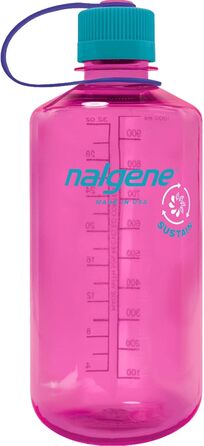 Пляшка для води Nalgene 1 л Electric Magenta, спортивна, пластикова