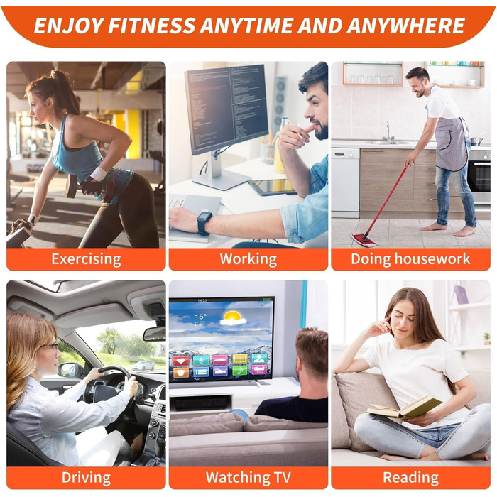 Електричний тренажер для пресу EMS, тренажер для живота, безпечний та ефективний, 6 режимів, 15 інтенсивностей, 10 шт. запасних електродів