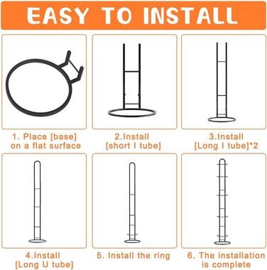 Стійка для зберігання м'ячів 5-ти ярусна, органайзер для баскетболу та футболу