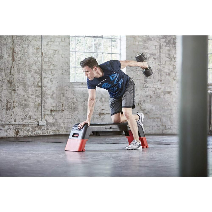 Фітнес платформа Reebok Deck, червона, універсальна, для тренувань