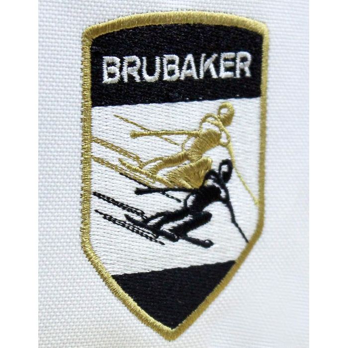 Чохол для лиж BRUBAKER Carver Pro Grenoble, 170 см, біло-золотий, посилений, для 1 пари лиж і палиць