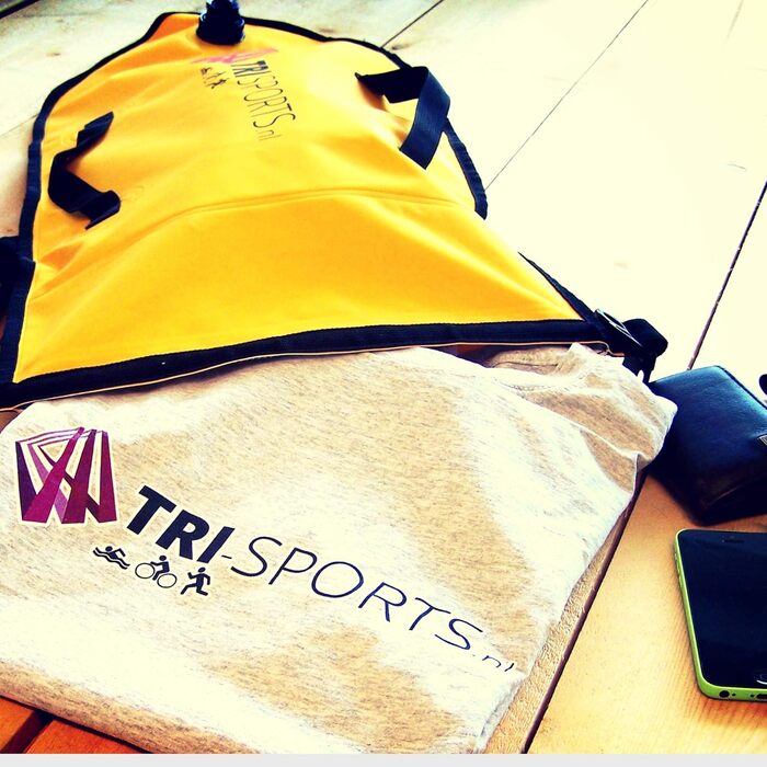 Гідробуй Tri-Sports для плавання у відкритій воді, яскравий буй-поплавець для безпеки та зберігання речей, 72x36 см