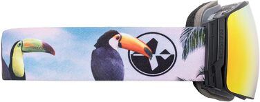 Гірськолижна маска NAKED Optics STORM Tucan з змінними лінзами для чоловіків і жінок, снігова маска для поганої погоди, сноубордична окуляри