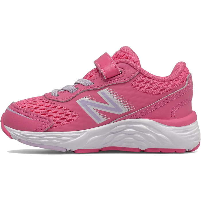 Дитячі кросівки New Balance 680 V6 для бігу, рожевий колір, ширина 22 EU