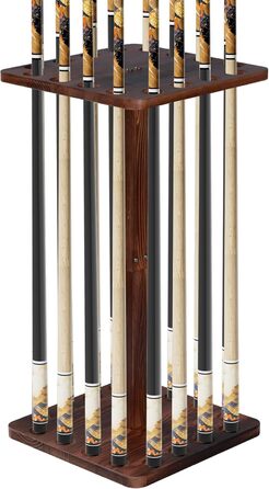 Стенд для більярдних київ (до 16 шт.) з натурального дерева - органайзер для більярдного столу