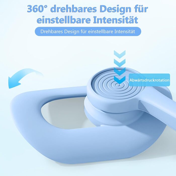 Тренування м'язів тазового дна та стегон для жінок: пристрій для тренування ніг, фітнес-обладнання для дому, синій