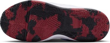 Кросівки баскетбольні Nike Team Hustle D 12 (36.5 EU) білі, червоні, сині