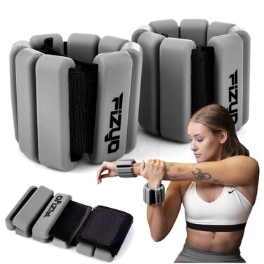 Регульовані вантажі на зап'ястя Fizyo – набір 2 шт. (2x450г) для йоги, танців, пілатесу та кардіо