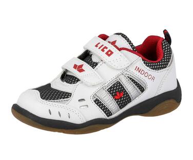 Дитячі унісекс кросівки для залу Lico Multisport Indoor, розмір 28 EU, біло-синьо-червоні