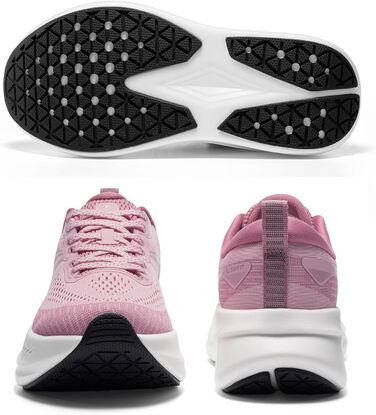 Жіночі кросівки Allswifit для бігу та фітнесу - рожеві, 40 EU, амортизація, нековзка підошва