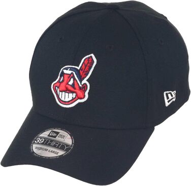 Кепка New Era Cleveland Indians Wahoo Logo 9twenty чорна, універсальний розмір