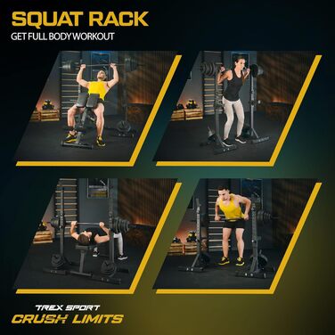 Стійка для присідань TREX SPORT TX-090S, регульована, для штанги, навантаження до 200 кг