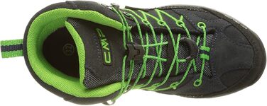 CMP Kinder Rigel Mid Trekking Shoes Wp - Дитячі трекінгові черевики середньої висоти, водонепроникні, блакитний/геко, 25
