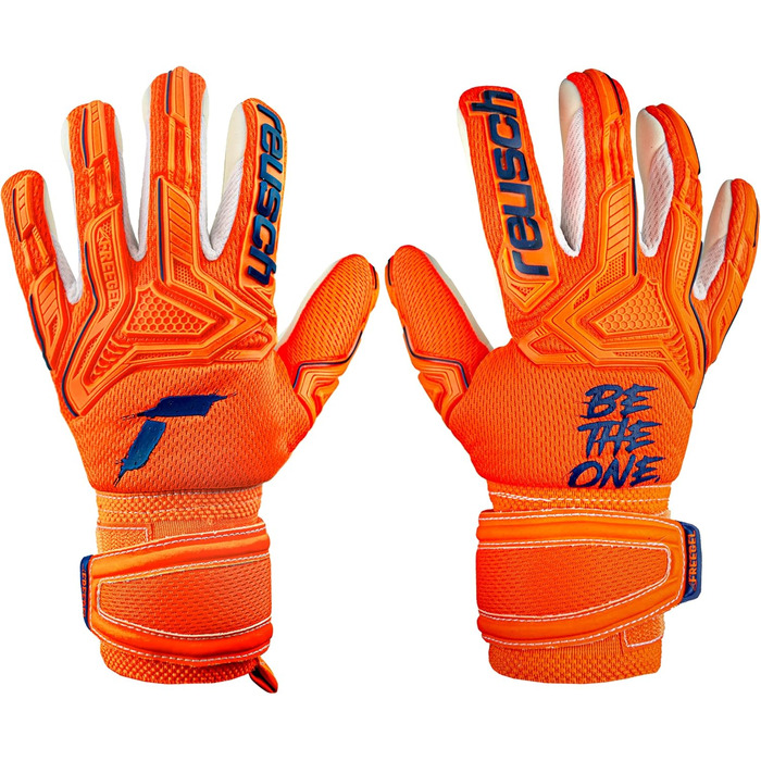 Дитячі воротарські рукавички Reusch Attrakt Freegel Silver Junior, універсальні, розмір 6