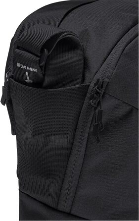 Месенджер-сумка VAUDE Cycle Messenger L для велосипеда, 20 л, чорна, з дощовиком, універсальний розмір