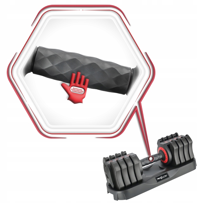 Регульовані чавунні гантелі Activ/Space 1 x 10 кг