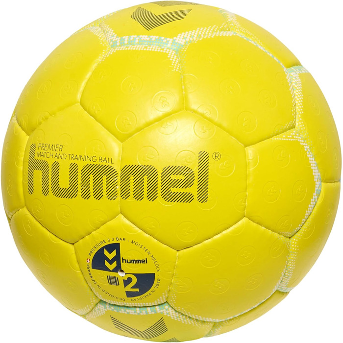 Гандбольний м'яч hummel Premier Hb, розмір 1, для дорослих, жовтий/білий/синій