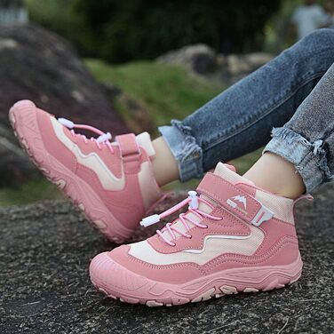 Водонепроникні дитячі трекінгові кросівки для активного відпочинку, рожеві (35.5 EU)