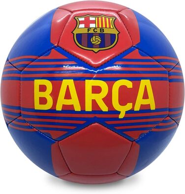 Футбольний м'яч FC Barcelona з емблемою клубу, офіційний мерч, синій, розмір 4, подарунок для фанатів футболу