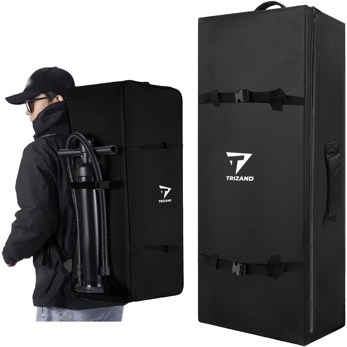 SUP дошка TRIZAND 335 см Комплект: сидіння, весло, насос, аксесуари. Надувний борд для початківців та просунутих. Каяк-сет для активного відпочинку