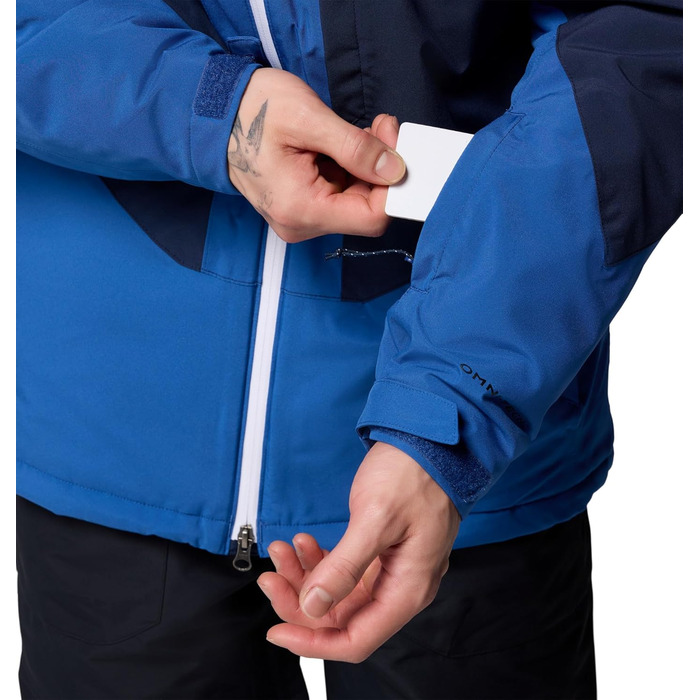 Куртка гірськолижна Columbia Powder Prime чоловіча (XL, Mountain Blue/Collegiate Navy) - водонепроникна, дихаюча