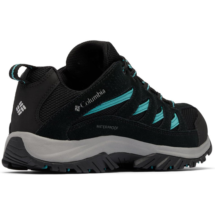 Черевики трекінгові жіночі Columbia Crestwood™ Waterproof, чорно-бірюзові (37 EU)