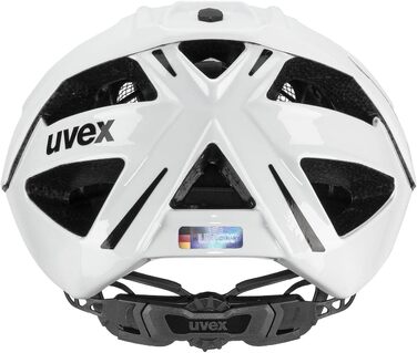 Велошолом Uvex Gravel X для дорослих, білий матовий, 52-57 см, з індивідуальним регулюванням та вентиляцією