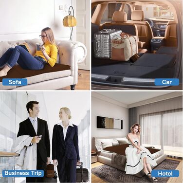 Легкий шовковий спальний мішок для подорожей 2в1, мікрофібра, компактний, для кемпінгу та подорожей, зелений (кофе)