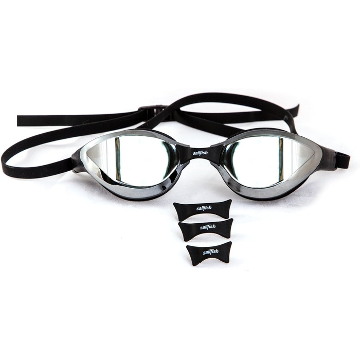 Плавальні окуляри Sailfish Goggle Breeze для чоловіків і жінок, гідродинамічні, дзеркальні, золото, з гнучким комфортом
