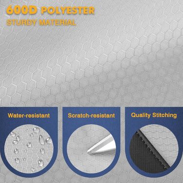 Чохол для більярдних київ 2x2 на 2 киї з кишенями на блискавці для аксесуарів, міцний, поліестер, з плечовим ременем та ручкою, м'який, для жінок та чоловіків (Сірий/Чорний)