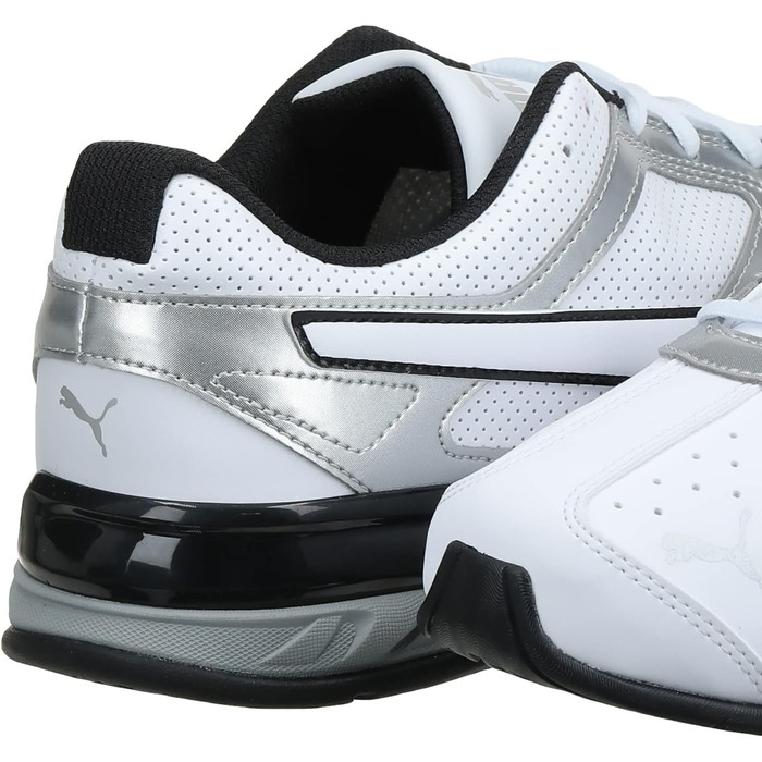 Кросівки чоловічі PUMA Tazon 6, 46 EU, білий/сріблястий