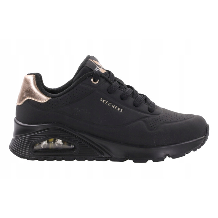 Жіночі кросівки SKECHERS UNO GOLDEN AIR, чорні, 38 EU