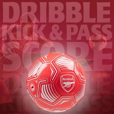 Футбольний м’яч Arsenal FC, офіційний, розмір 3/4/5, червоний, подарунок для фанатів