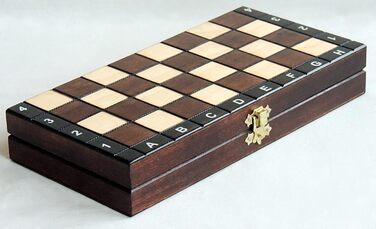 3-в-1 Шахи, Нарди, Шашки Master of Chess | Дорожній набір 26 см | Ручна робота для дітей і дорослих