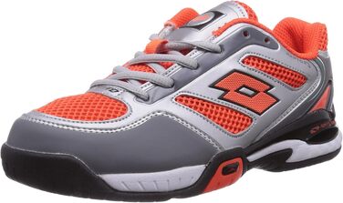 Дитячі тенісні кросівки Lotto Sport RAPTOR EVO JR (30 EU) – кольорові, червоно-срібні