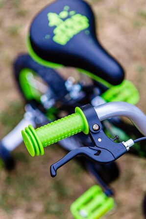Дитячий велосипед Huffy Star Wars Grogu 12 дюймів, чорний/зелений, 30,5 см