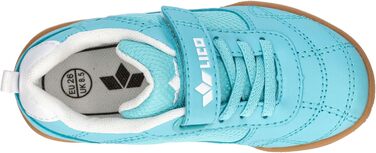 Детские кроссовки Lico Bernie для дома и улицы (38 EU, Туркис-Белый)