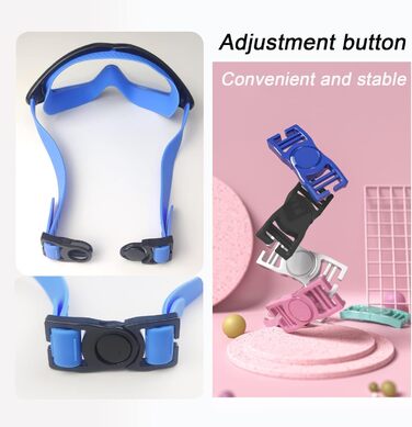 Дитячі окуляри для плавання SWAUSWAUK - окуляри для плавання для дітей 4-12 років, велике об'єктив, антифог, водонепроникні, комфортні (чорний & блакитний)