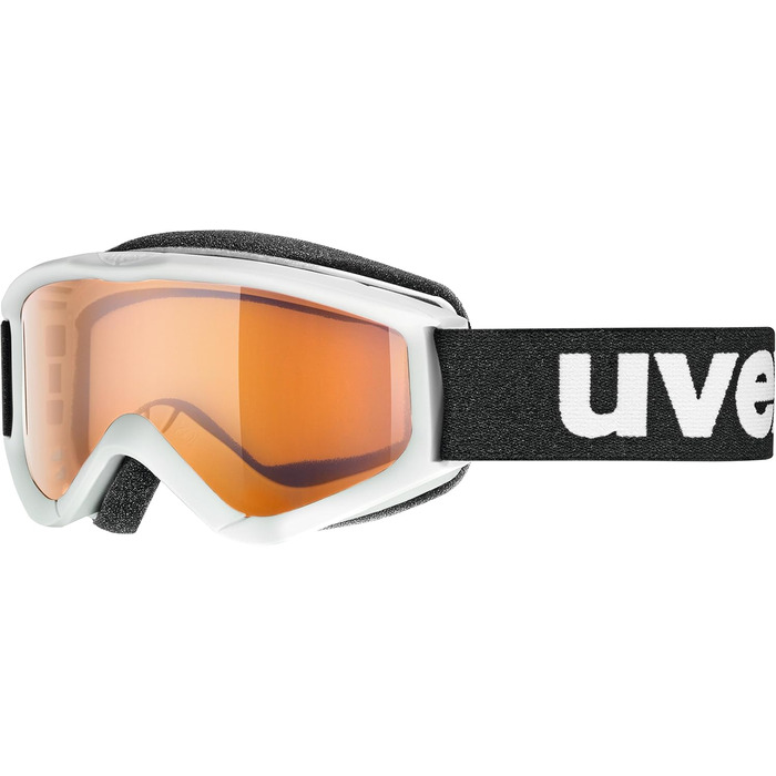 Дитяча лижна маска Uvex Speedy Pro, чорна, лінзи Lasergold, антифог, підвищена контрастність, розширене поле зору
