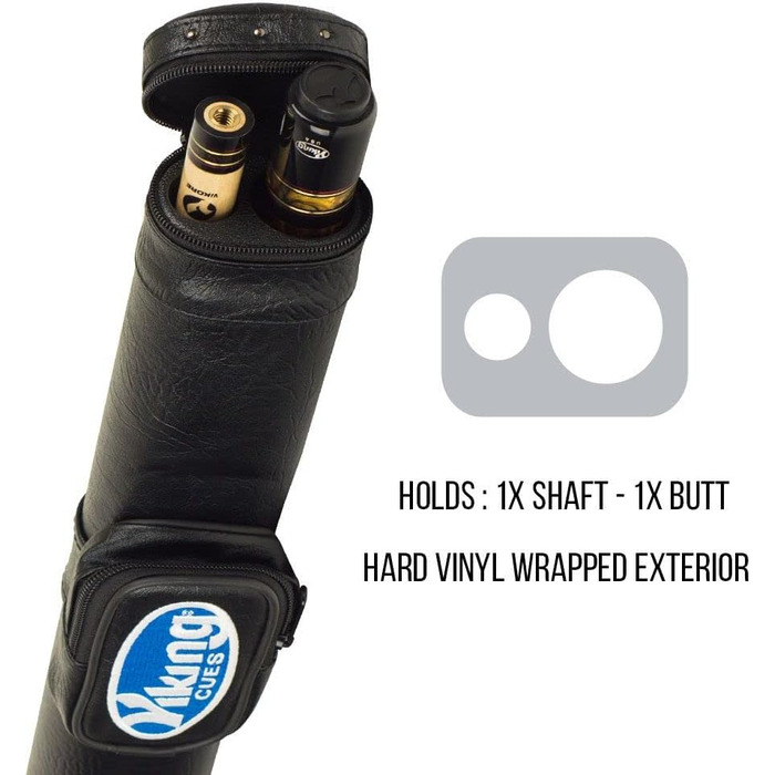 Чохол для більярдної кулі Viking з ремінком, вінілова оболонка та фетрова внутрішня частина, аксесуари для більярдного столу, обладнання для більярду (1x1)