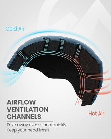 Шолом Outdooraster Kelvin Unisex для сноуборду та лижного спорту (XL, Navy Blue)