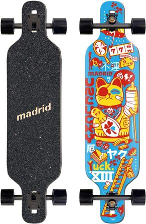 Лонгборд Madrid Skateboards Unlucky 40 2022 – скейтборд для швидкісного катання, 102 см