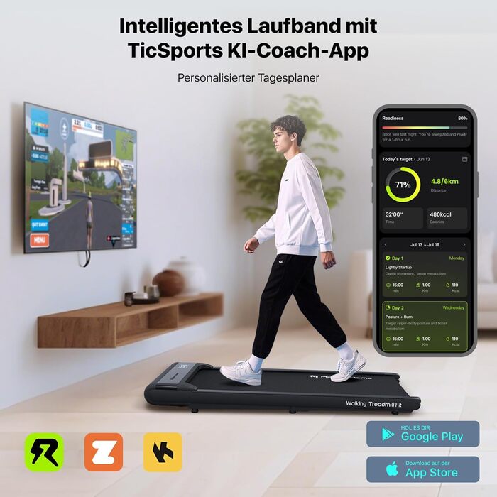 Walking Pad Fit: Компактний біговий тренажер для дому та офісу від Mobvoi (TicSports)