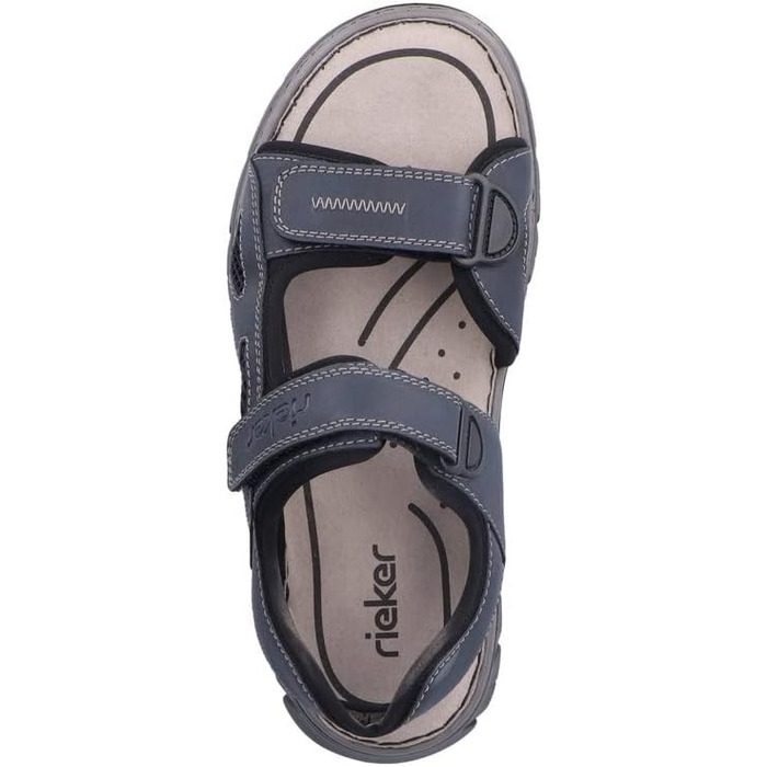 Чоловічі сандалі Rieker 22761 Klassische, темно-сині, 45 EU - класичні літні сандалі для чоловіків
