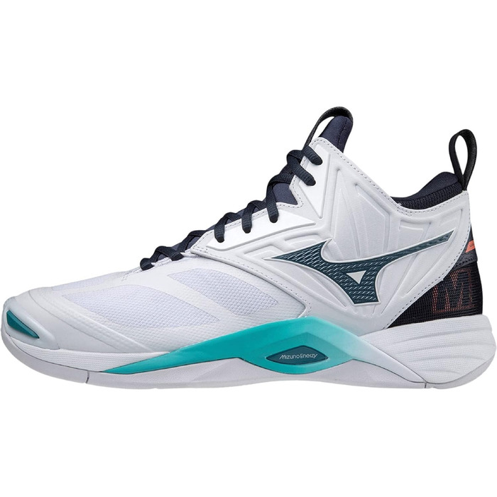 Кросівки Mizuno Wave Momentum 2 Mid - білі, сині, кераміка (EU 50)