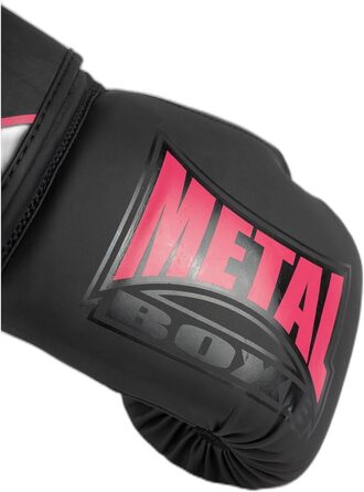 Тренувальні рукавички для боксу METAL BOXE для початківців, рожеві