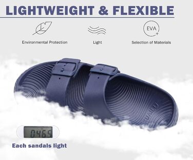 Жіночі сандалії KuaiLu для відновлення, спортивні слайдери з підтримкою склепіння стопи, ортопедичні, проти плоскостопості, для літа, синій, 41 EU